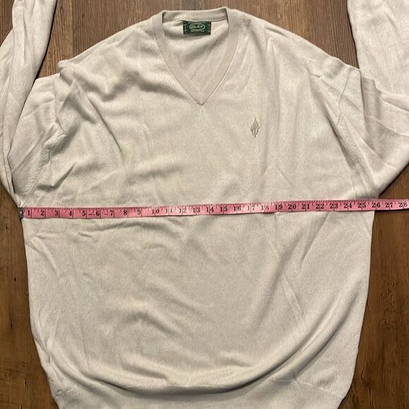 Peter Scott Cashmere Blend Pull Over V Neck Lightweight Sweater Men’s Size 48 - Picture 8 of 10